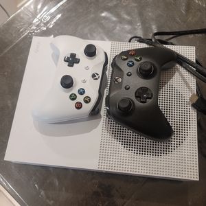 X Box One with Two Controllers